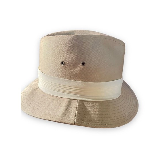 VTG United Hatters Cap and Millinery Tan Fedora hat size M - Picture 6 of 6